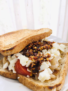 Foto resep Mushroom & Egg White Sandwich