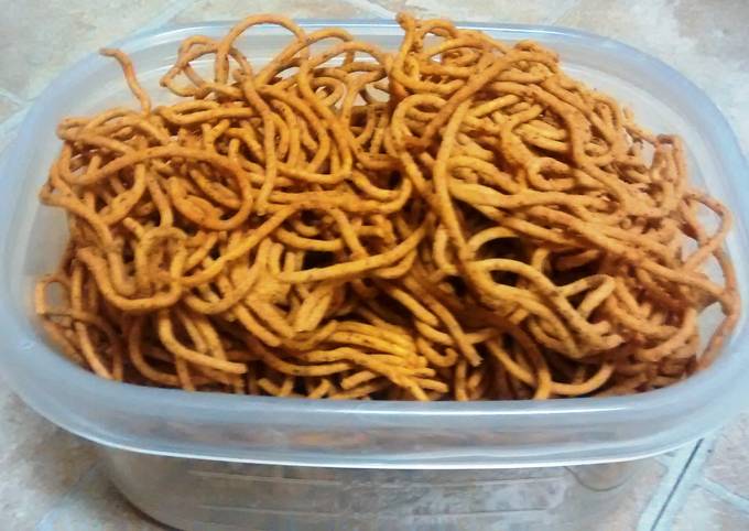 Steps to Prepare Favorite Sev (Gram flour noodles)