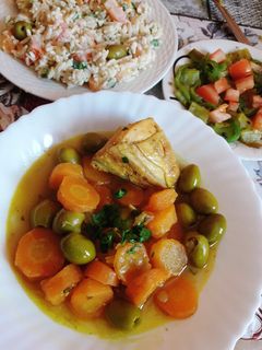 صورة لوصفة طاجين الزيتون