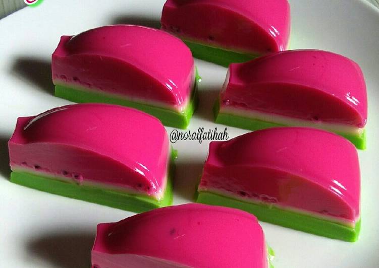 Puding Susu Tembikai