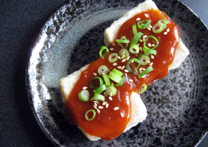 Agedashi Tofu with Gochujang Sauce Recipe