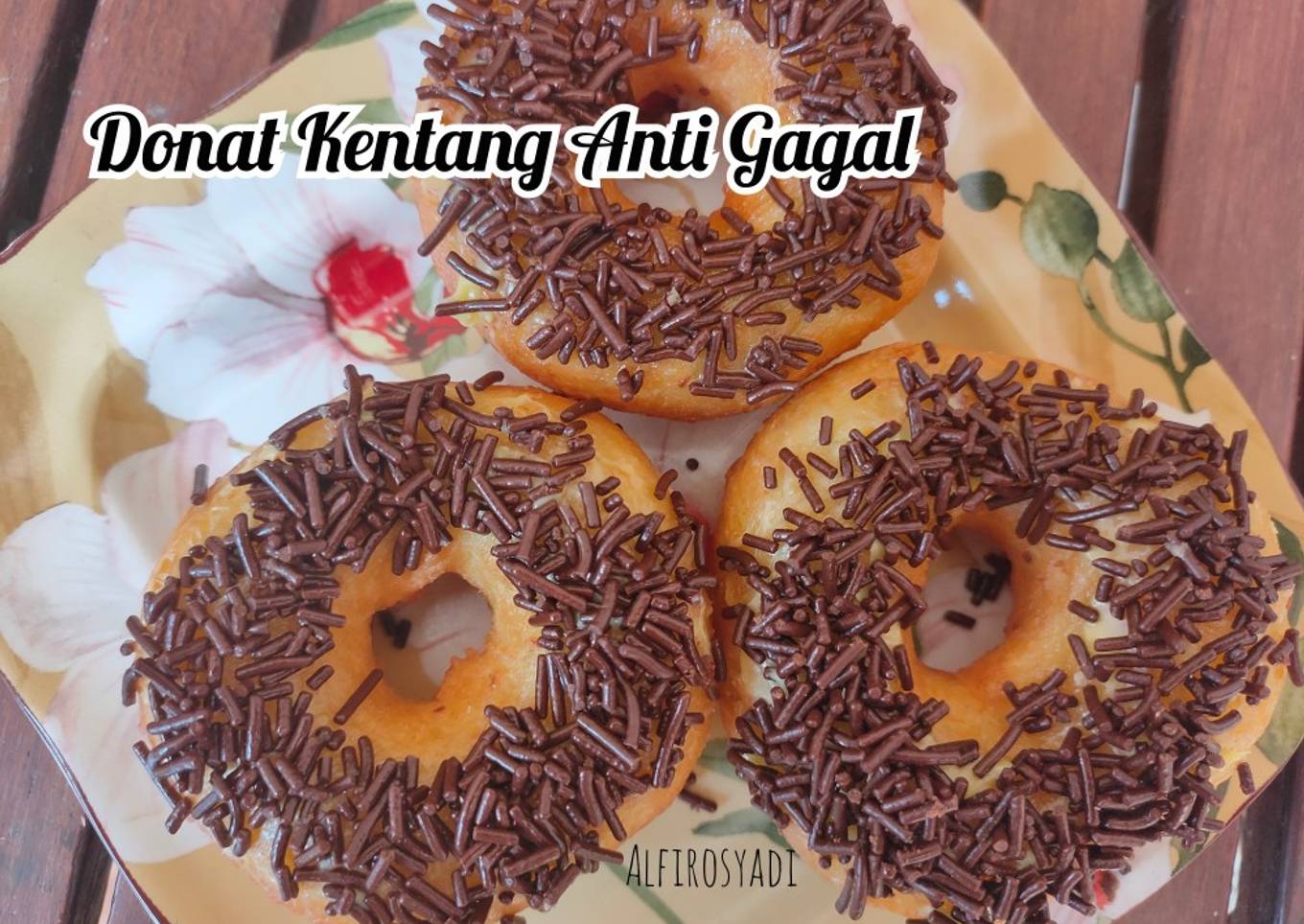 Donut 🍩 Kentang Anti Gagal