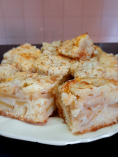 Una foto de Torta de manzana