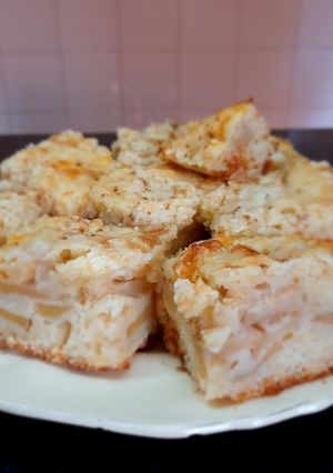Una foto de Torta de manzana
