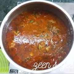 Hyderabadi Methi Tamatar Gosht A picture of Hyderabadi Methi Tamatar Gosht.