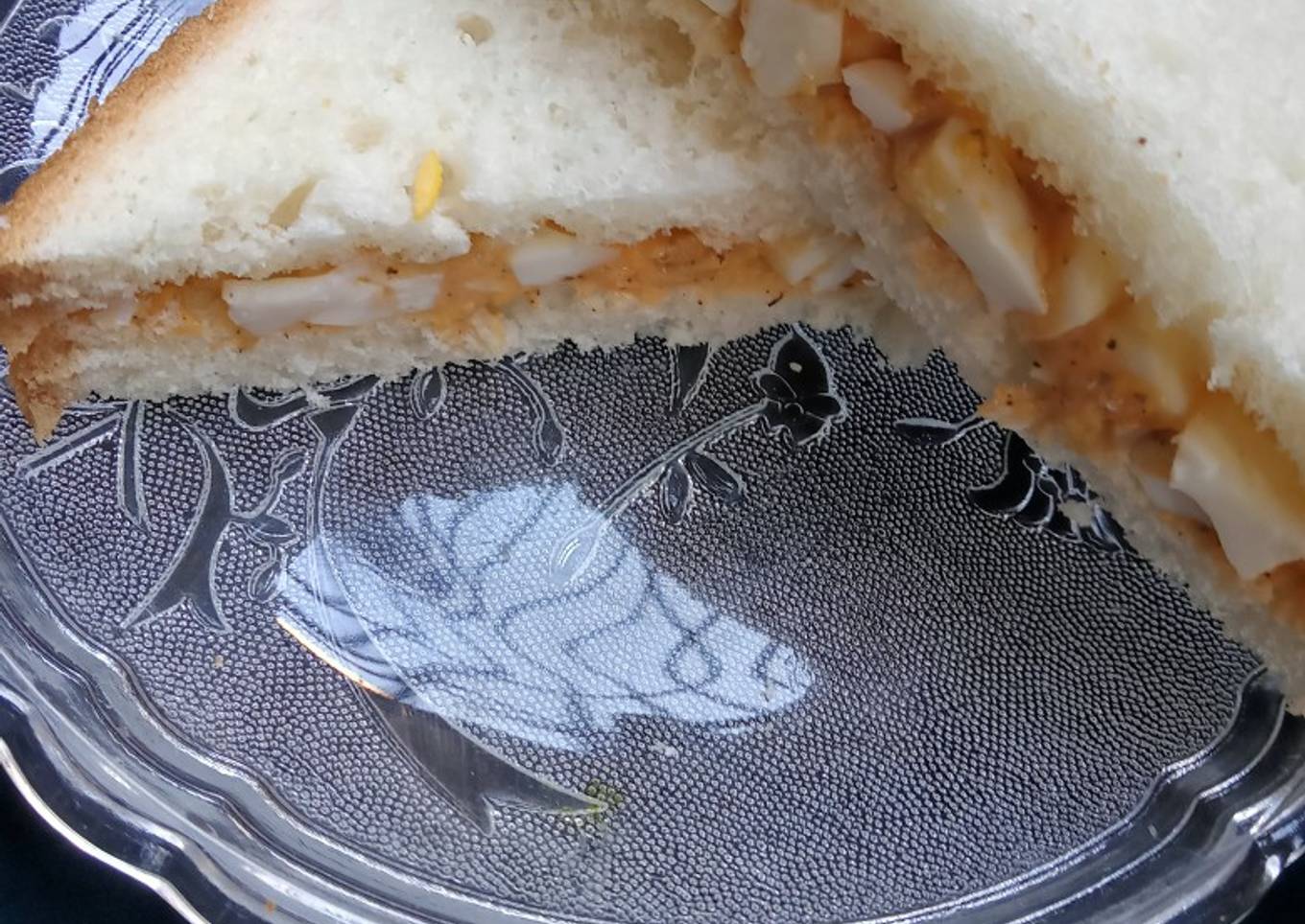 Mayo and egg sandwich 🥪