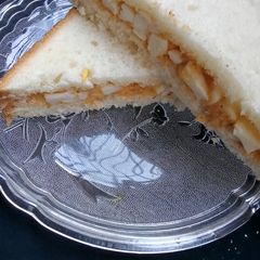 A picture of Mayo and egg sandwich 🥪.