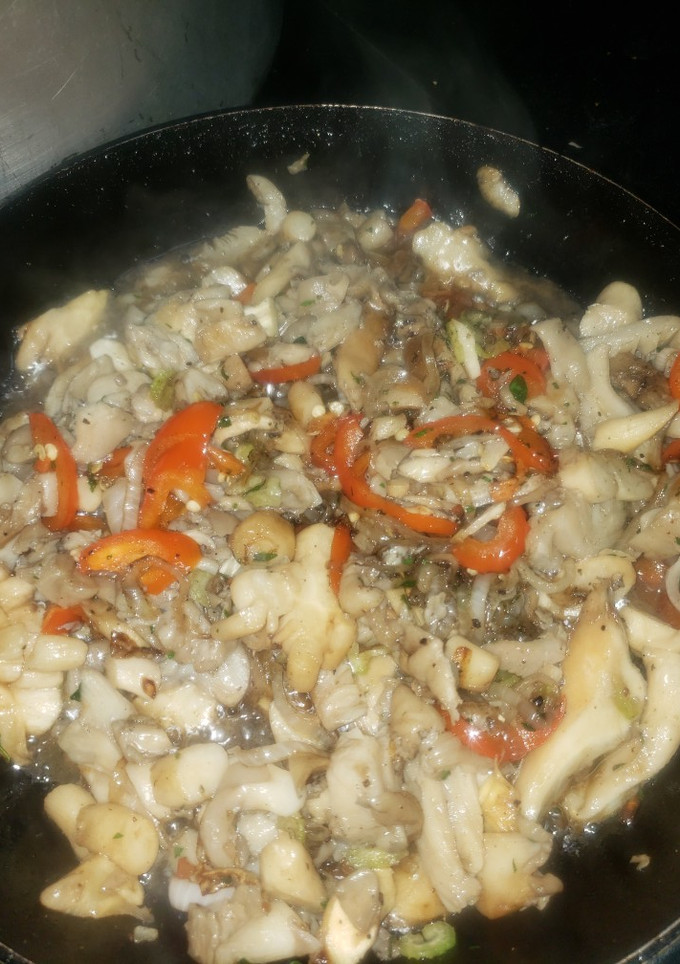 Una foto de Salsa de hongos