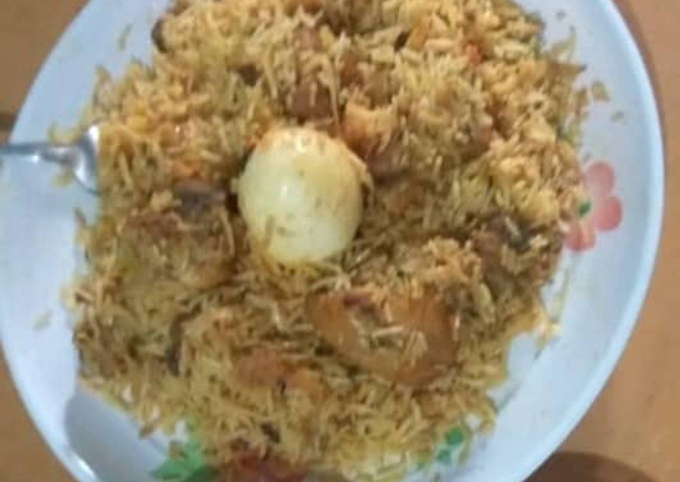 Egg biryani