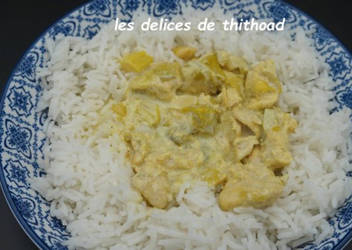 Poulet aux poireaux et colombo