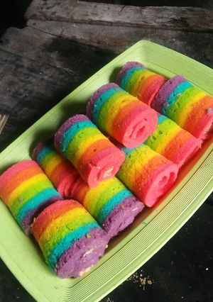 Foto resep Bolu gulung mini.