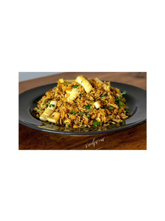 A picture of Squid Indonesian fried rice.