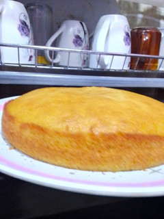 A picture of Brazilian Carrot cake.