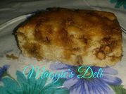 Una foto de bizcocho plátano y avena microondas