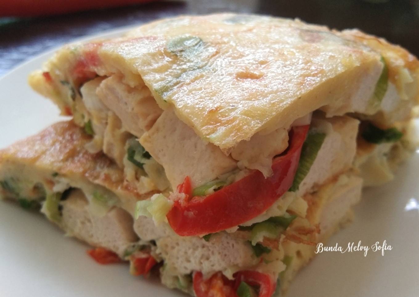 Dadar Tahu Telur Bebek