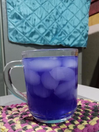 Langkah Gampang Membikin Resep Wedang kolang kaling bunga telang yang Sempurna Anti Ribet, Sempurna