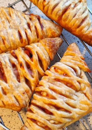Pizzás háromszög recept fotója