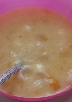 Una foto de Crema de garbanzos
