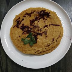 A picture of Beetroot chila.