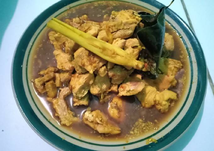 Diet/Clean food Ayam tempe Woku bumbu sederhana