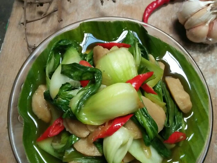 Langkah Gampang Menyiapkan Resep Tumis Kuah Pokcoy Baso Anti Ribet, Mantap