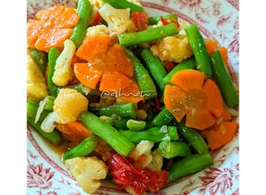 Gambar Sayur Campur Tumis Udang Kering