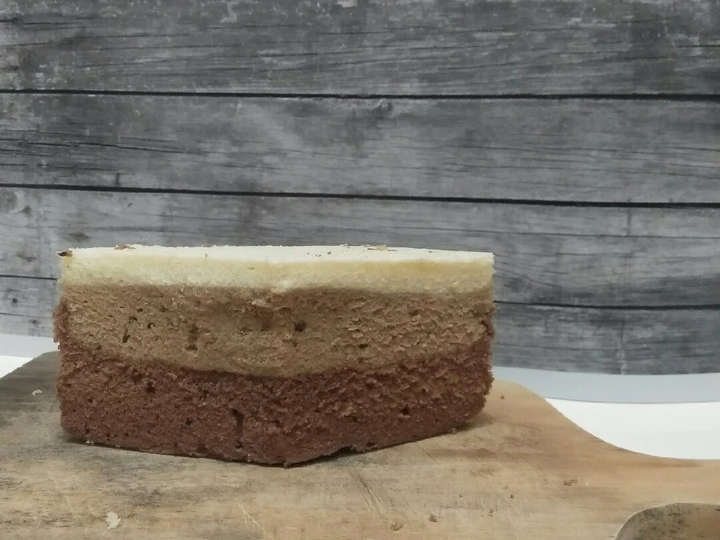 Cara Gampang Menyiapkan Resep Bolu kukus tiramisu no mixer yang Lezat Sekali Anti Ribet, Bikin Ngiler