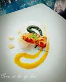 Cơm cá hồi áp chảo