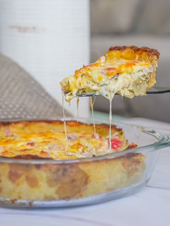 Una foto de Quiche con base de patata