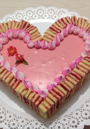 Una foto de Bavaroise de Frutos Rojos