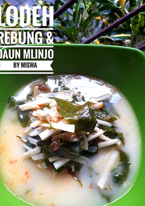 Foto resep Lodeh rebung dan daun mlinjo