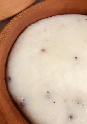 A picture of Desi muttka special kheer.