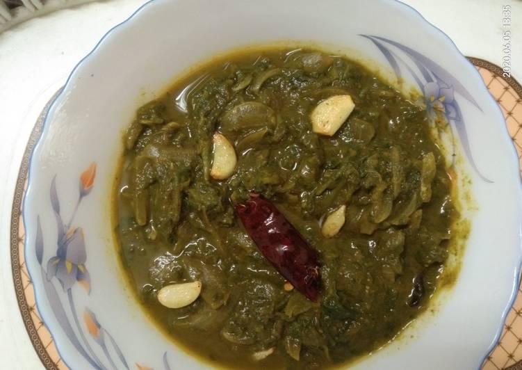 My Grandma Love This Lehsun  Palak  Ka  Saag  Curry