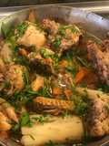 Guiso de pollo a mi estilo