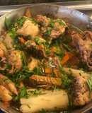 Guiso de pollo a mi estilo