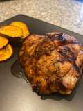 Pollo con soya en freidora de aire