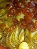 Moroccan Tagine with Onions and Raisins
