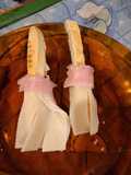 Escobitas de jamón y queso con pan