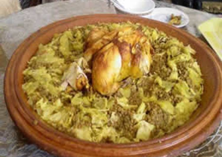 طريقة عمل الرفيسة المغربية بالدجاج