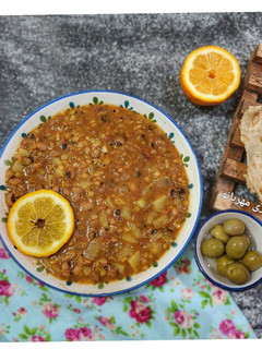 عکسی از دستور خوراک دال عدس و لوبیا چشم بلبلی