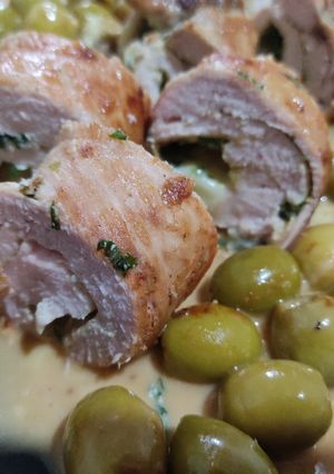 Une photo de Poulet farci au fromage 🤤