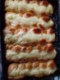 Pan trenza con crema pastelera