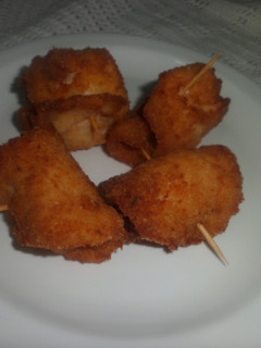 Una foto de Rollos de pechuga de pollo