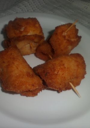 Una foto de Rollos de pechuga de pollo