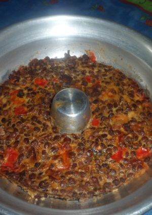 Una foto de Budin de lentejas