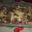 Lengua con huevo y alcaparras