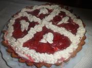 Una foto de almibar de frutilla