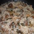 Arroz con hongos