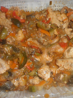 Una foto de Relleno de tacos o fajitas con pollo