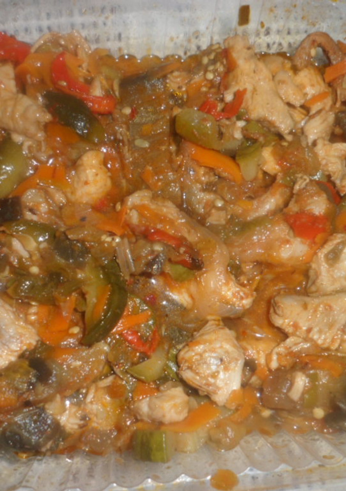 Una foto de Relleno de tacos o fajitas con pollo
